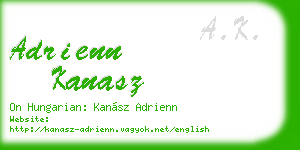 adrienn kanasz business card